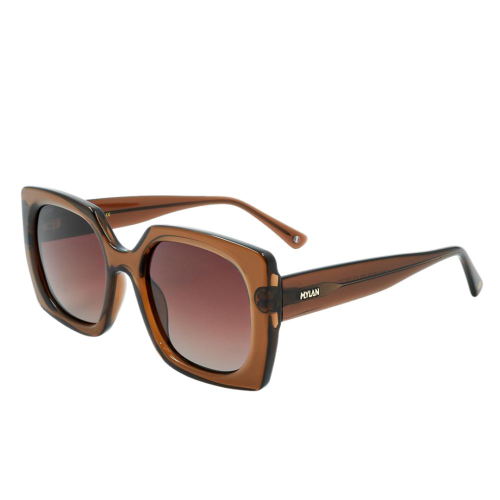Lente Solar Cuadrado Femenino Grilamid – Mylan – Ref. S-ML.QF.GR.105 C15 - 2131