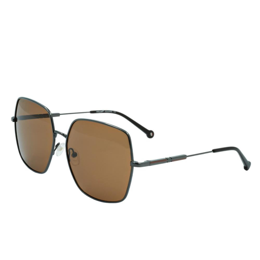 Lente Solar Cuadrado Femenino Metal – Mylan – Ref. S-ML.QF.ME.119 C1 - 2234