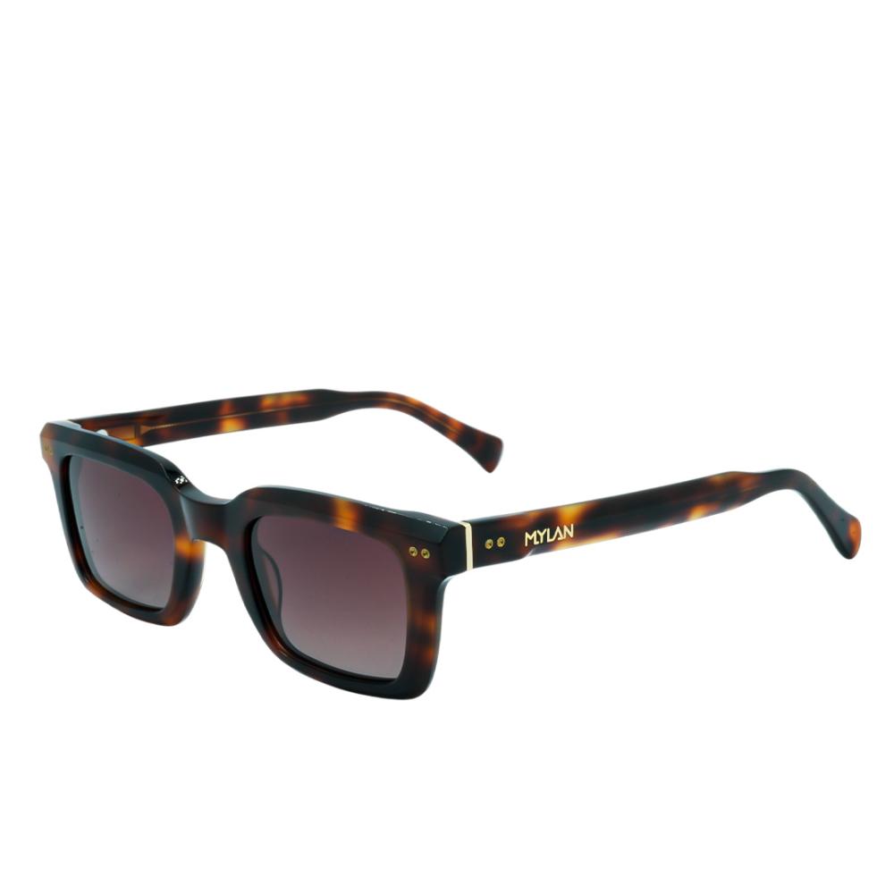 Lente Solar Cuadrado Masculino Acetato– Mylan – Ref. S-ML.QM.AC.105 CA C1 - 2479
