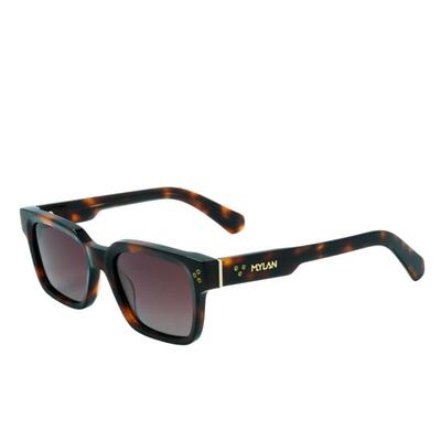 Lente Solar Cuadrado Masculino Acetato– Mylan – Ref. S-ML.QM.AC.104 CA C2